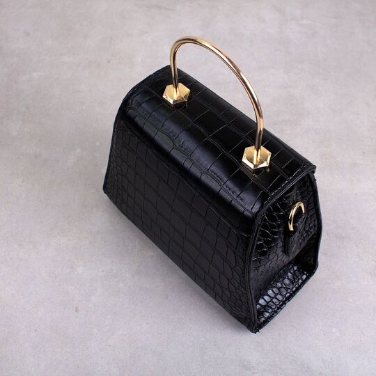 Жіноча сумка клатч, чорна П2277