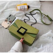 Женская сумка клатч, зеленая П2280
