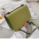 Женская сумка клатч, зеленая П2280