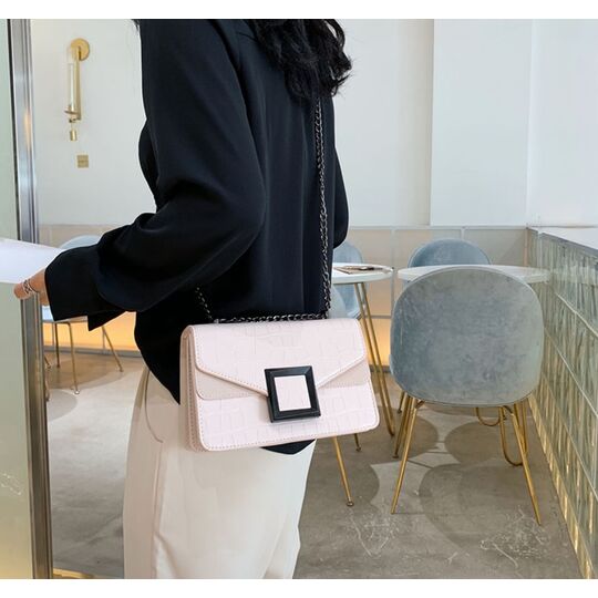 Женская сумка клатч, бежевая П2282