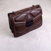 Женская сумка клатч, коричневая П2283