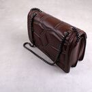 Жіноча сумка клатч, коричнева П2283