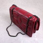 Женская сумка клатч, красная П2284