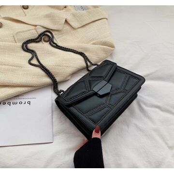 Женская сумка клатч, черная П2286