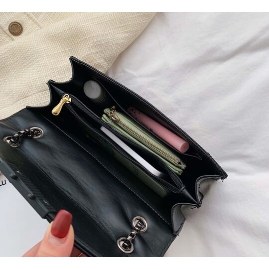 Женская сумка клатч, черная П2286