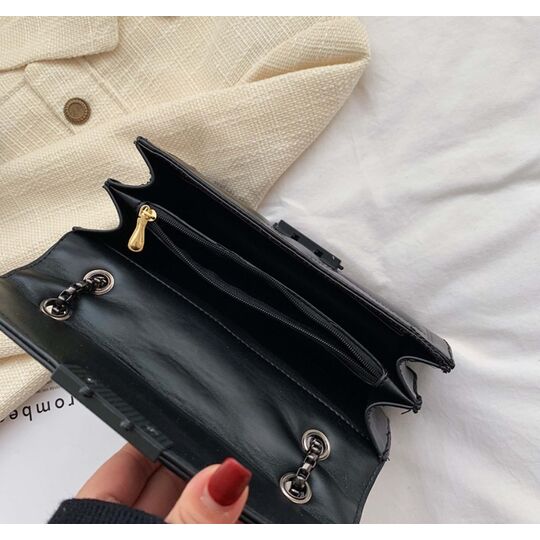 Женская сумка клатч, черная П2286