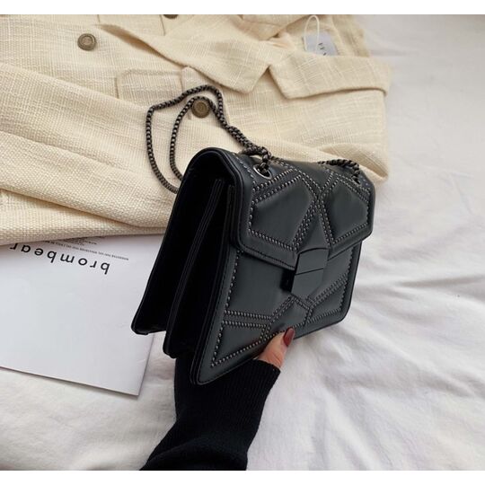 Женская сумка клатч, черная П2286