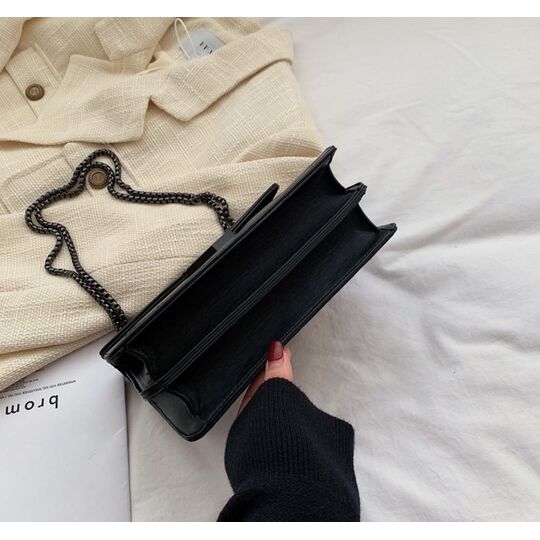 Женская сумка клатч, черная П2286