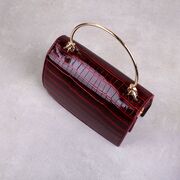 Женская сумка клатч, красная П2295