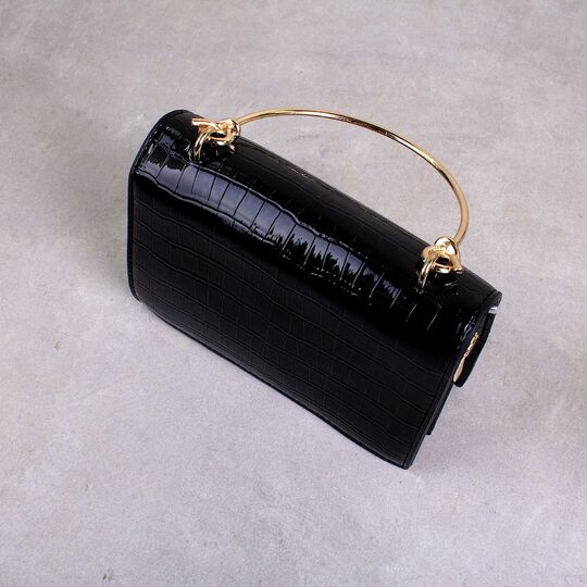 Жіноча сумка клатч, чорна П2297