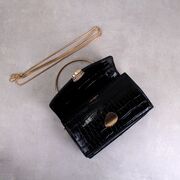 Женская сумка клатч, черная П2297