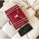 Женская сумка клатч, красная П2298