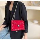 Женская сумка клатч, красная П2298