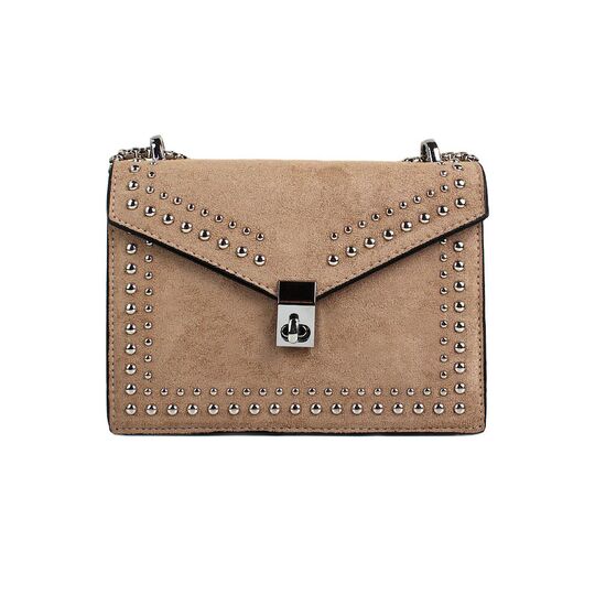 Женская сумка клатч, коричневая П2299