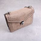 Женская сумка клатч, коричневая П2299