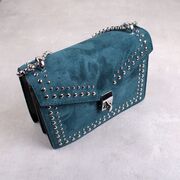 Женская сумка клатч, синяя П2300