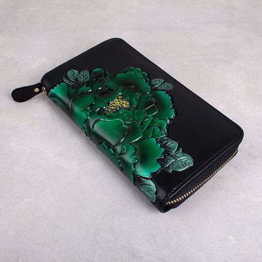 Жіночий гаманець, зелений П2303