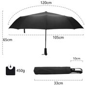 Зонтик черный П0133