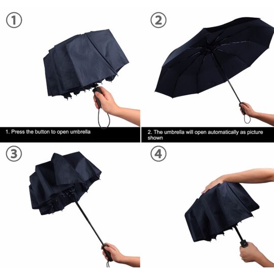 Парасолька чорна П0133