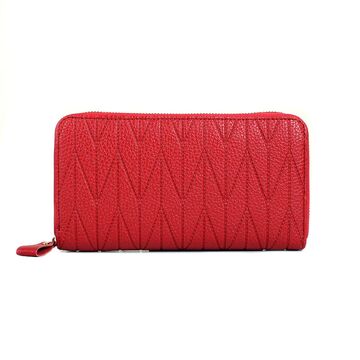 Жіночий гаманець, червоний П2304