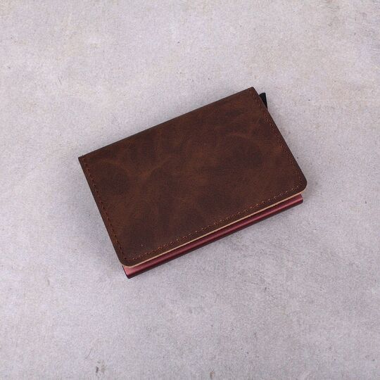 Візитниця RFID, коричнева П2312