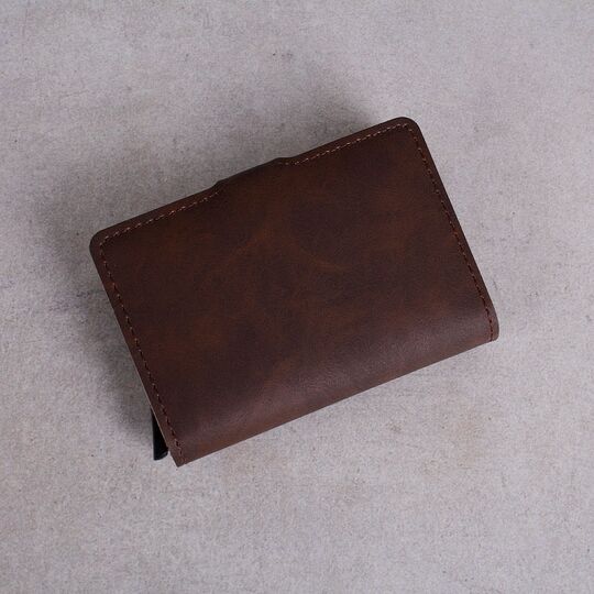 Візитниця RFID, коричнева П2313