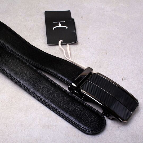 Чоловічий ремінь COWATHER, чорний П2342