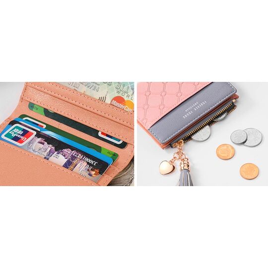 Жіночий гаманець DEABOLAR, рожевий П0137