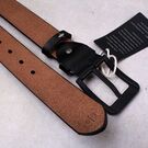 Чоловічий ремінь COWATHER, чорний П2344