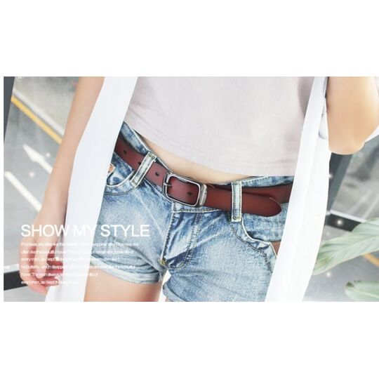 Жіночий ремінь COWATHER, чорний П2353 Жіночий ремінь COWATHER, чорний П2353