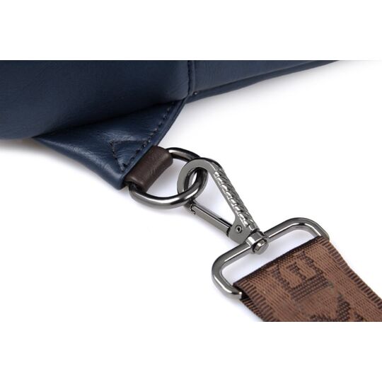 Чоловіча сумка слінг + портмоне, чорна П2355