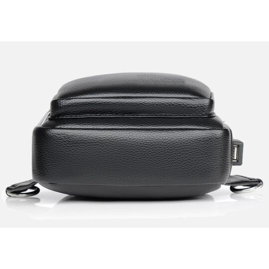 Мужская сумка слинг + портмоне, синяя П2356