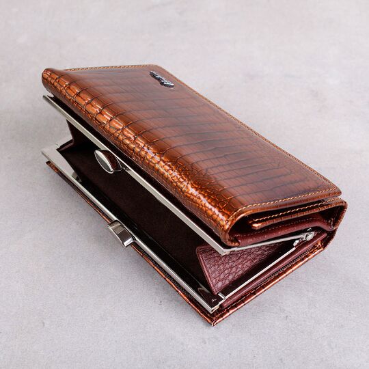 Женский кошелек HH, коричневый П2359