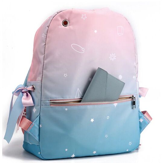 Жіночий рюкзак TuLaduo, блакитний П2368