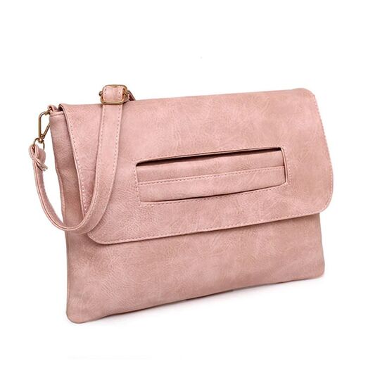 Женская сумка клатч, розовая П2371
