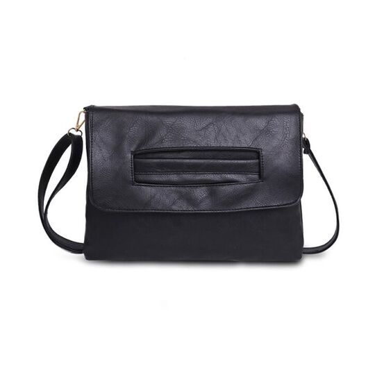 Жіноча сумка клатч, чорна П2375