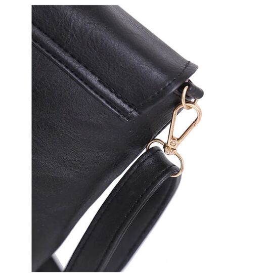 Жіноча сумка клатч, чорна П2375