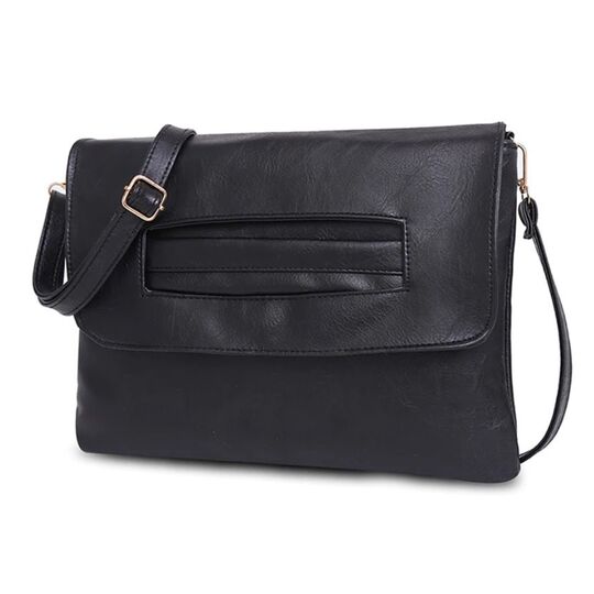 Женская сумка клатч, черная П2375