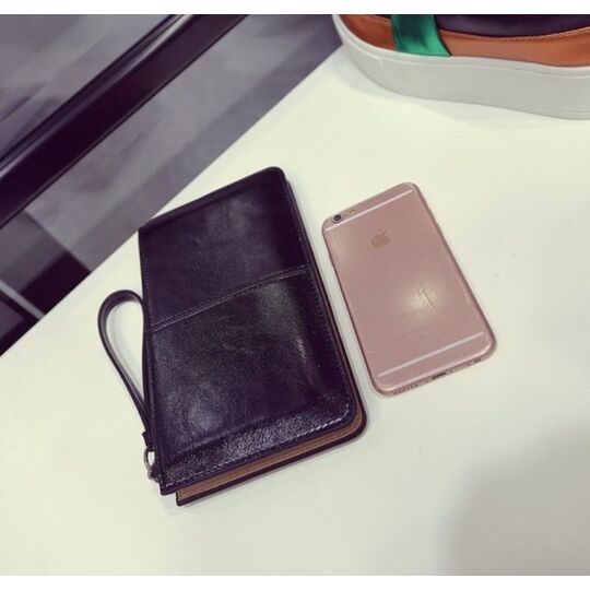 Женский кошелек, коричневый П2376