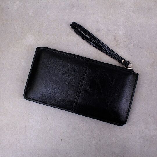 Женский кошелек, черный П2377