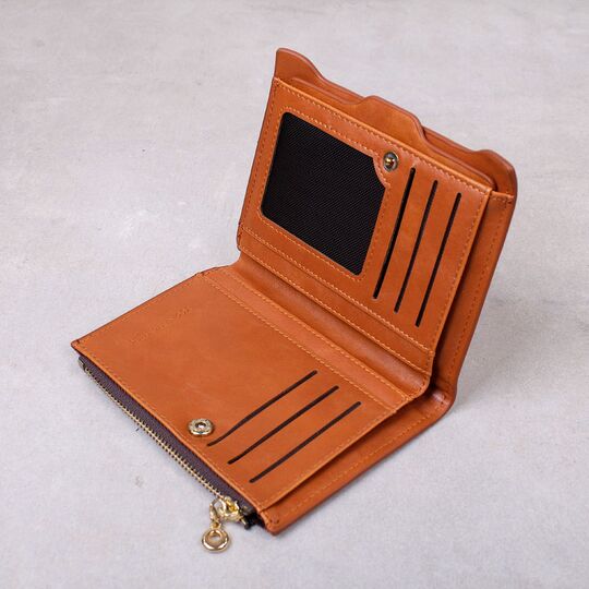 Женский кошелек "Bogesi", коричневый П2382 Женский кошелек "Bogesi", коричневый П2382