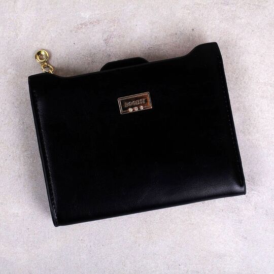 Жіночий гаманець 'Bogesi', чорний П2383