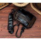 Мужская сумка слинг, черная П2407