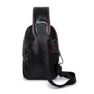 Мужская сумка слинг, черная П2407