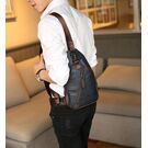 Чоловіча сумка слінг, коричнева П2409