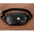 Мужская сумка на пояс, черная П2413