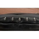 Мужская сумка на пояс, черная П2413