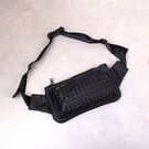 Чоловіча сумка поясна, бананка, чорна П2414