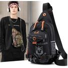 Мужская сумка на плечо, зеленая П2419