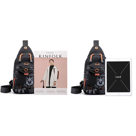 Мужская сумка на плечо, синяя П2420